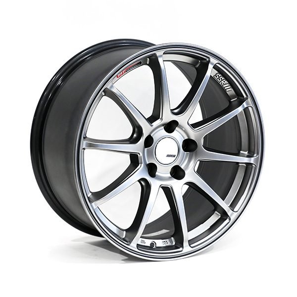 SSR GTV02 18×9 +45 5×114.3 Phantom Silver finish wheel set | Import Monster