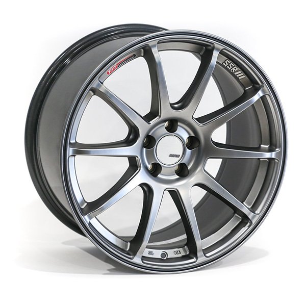 SSR GTV02 18×9.5 +40 5×100 Phantom Silver finish wheel set