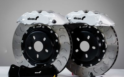 Alcon six piston 355mm front brake upgrade – Toyota 86/Subaru BRZ –  Silver CAR97 caliper