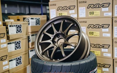 Rays Volk Racing CE28SL 17×9″ +22 5×114.3 Blast Bronze BB wheel set