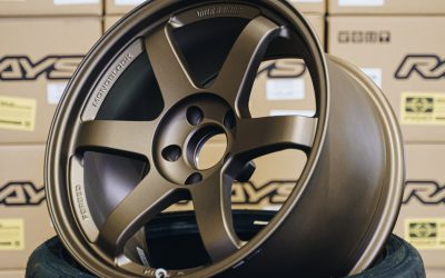 Import Monster Exclusive – Volk Racing TE37SL 18×9.5″ +40 5×100 Blast Bronze BB wheel set