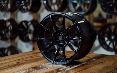 WedsSport SA-10R 18×9.5″ +38 5×114.3 – Gloss Black finish wheel set 73767