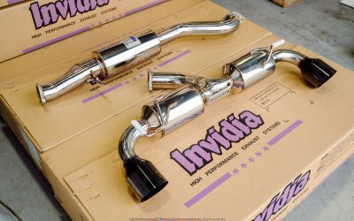 Invidia N2 76mm black tip cat back exhaust to suit GR YARIS HS20TGYN21GB