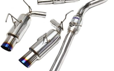 Invidia Dual N1 Catback Exhaust w/Ti Straight Cut Tips – Nissan 350Z Z33 02-09 HS02N3ZGTT