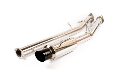 Invidia N1 “Signature Edition” Cat Back Exhaust Non Resonated w/Black Tip – Subaru WRX/STI GD 01-07 HS02SW1GRB