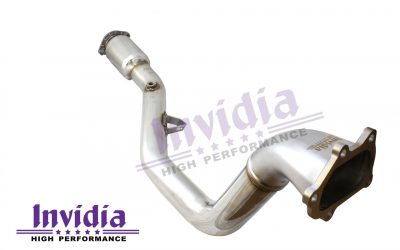 Invidia Down Pipe “Australian Spec” w/High Flow Cat – Subaru WRX 08-14/STI 08-20/LGT 07-09/FXT SH (5MT/6MT/4AT) HS08SW1DPC-A