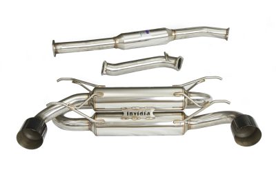 Invidia R400 “Signature Edition” 70mm Cat Back Exhaust w/Black Tips – Subaru BRZ/Toyota 86 12-21 & 22+ HS12SST7GM1SB