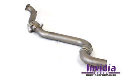 Invidia Down Pipe w/High Flow Cat – Ford Mustang Ecoboost FM/FN 15-20 HS14FM4DPC