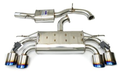 Invidia Q300 Valved Catback Exhaust w/Oval Ti Rolled Tips – VW Golf R Mk7 HS14GFR73V4OT