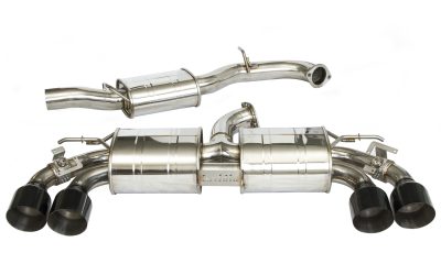 Invidia R400 “Signature Edition” Valved Cat Back Exhaust w/Oval Black Tips – VW Golf R Mk7 HS14GFR7GV4OB