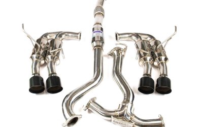 Invidia R400 “Signature Edition” Cat Back Exhaust w/Black Tips – Subaru WRX/STI 11-21 HS15STI5GM4SB