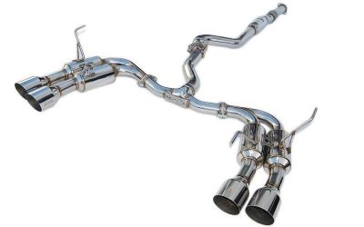 Invidia R400 Cat Back Exhaust w/SS Straight Cut Tips – Subaru WRX/STI 11-21 HS15STI5GM4SS