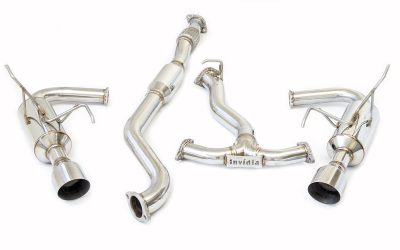 Invidia R400 Cat Back Exhaust w/SS Tips – Subaru Levorg VM 14-20 HS15SVG2GM1GS