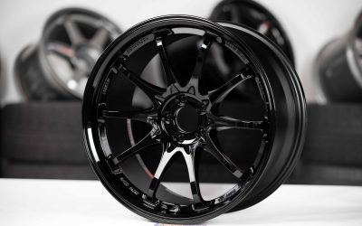 Rays Volk Racing CE28SL 18×9.5″ +38 5×100 Gloss Black (BK) wheel set