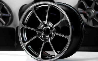 VOLK RACING Original NE24 18×9.5 +45 5×120 Shining Black Metal (HM) wheel set