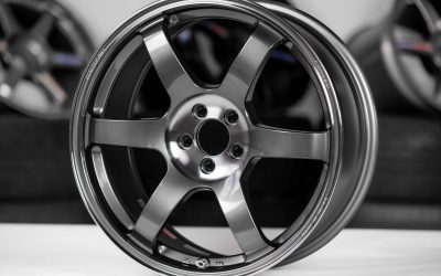 Volk Racing TE37SL SAGA 18×8.5″ +45 5×114.3 Pressed Graphite PG wheel set