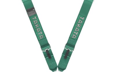 TAKATA Race 4 – 4 Point Harness – Green – Snap Fitting – 71000-H2