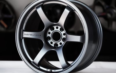 Rays Gram Lights 57DR 18×10.5 5×114.3 +22 GB finish wheel set