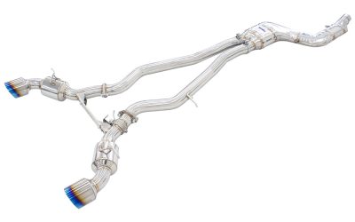 Invidia Dual N1 Cat-Back Exhaust w/Ti Straight Cut Tips – Toyota Supra A90 19+ HS19TSP4VAGD1GT