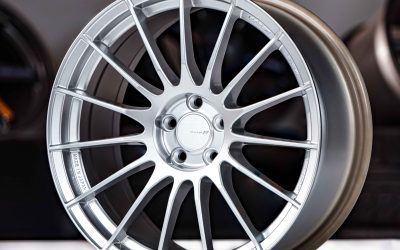 Enkei Racing RS05RR 18×8.5″ +42 5×100 Sparkle Silver Finish wheel set