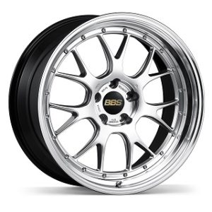 BBS LM-R 19X8.5 +25 5/114.3 – Diamond Silver disk and Black Bright ...